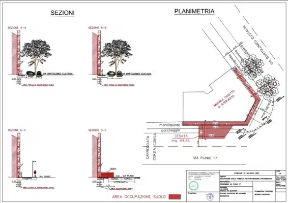 tavola occupazione del suolo pubblico